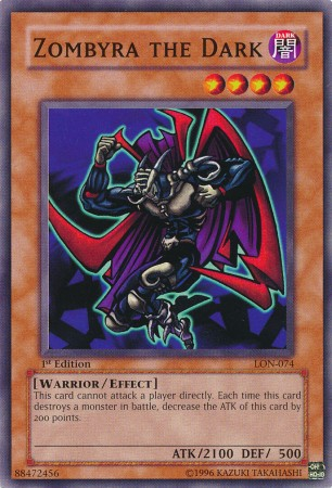 Zombyra the Dark [LON-074] Common Yu-Gi-Oh!