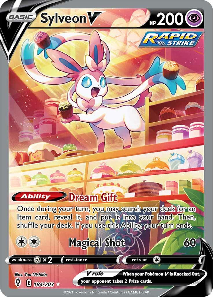Sylveon V (184/203) [Sword & Shield: Evolving Skies] Pokémon