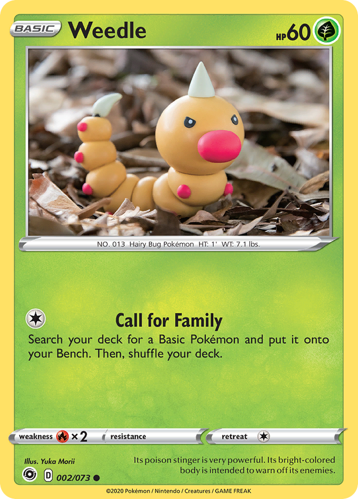 Weedle (002/073) [Sword & Shield: Champion's Path] Pokémon