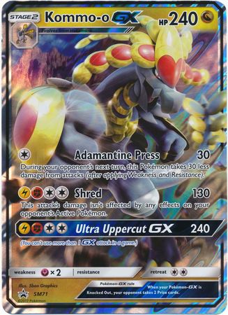 Kommo-o GX (SM71) (Jumbo Card) [Sun & Moon: Black Star Promos] Pokémon