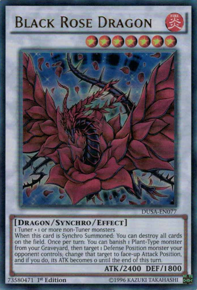 Black Rose Dragon [DUSA-EN077] Ultra Rare Yu-Gi-Oh!
