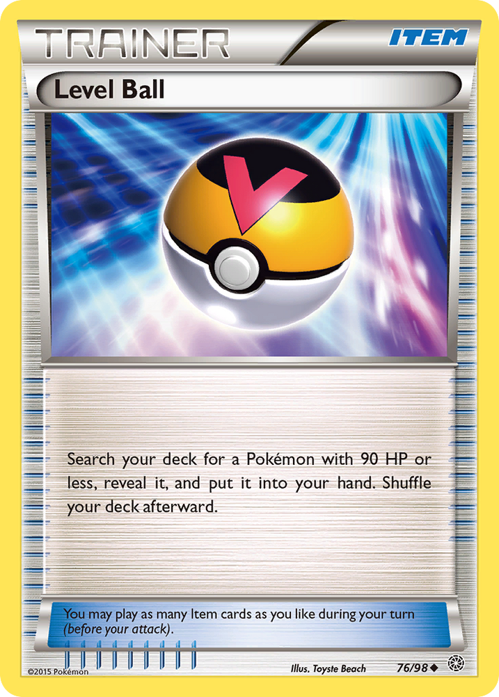 Level Ball (76/98) [XY: Ancient Origins] Pokémon