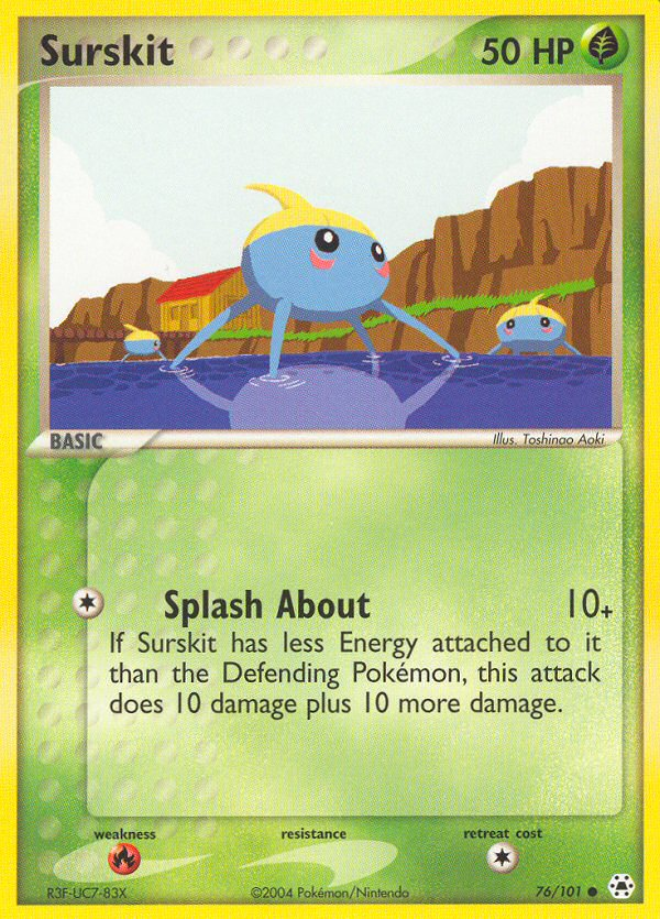 Surskit (76/101) [EX: Hidden Legends] Pokémon