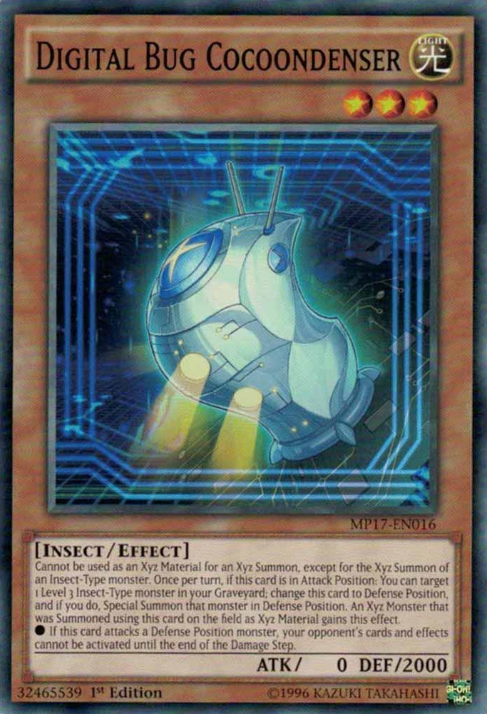 Digital Bug Cocoondenser [MP17-EN016] Common Yu-Gi-Oh!