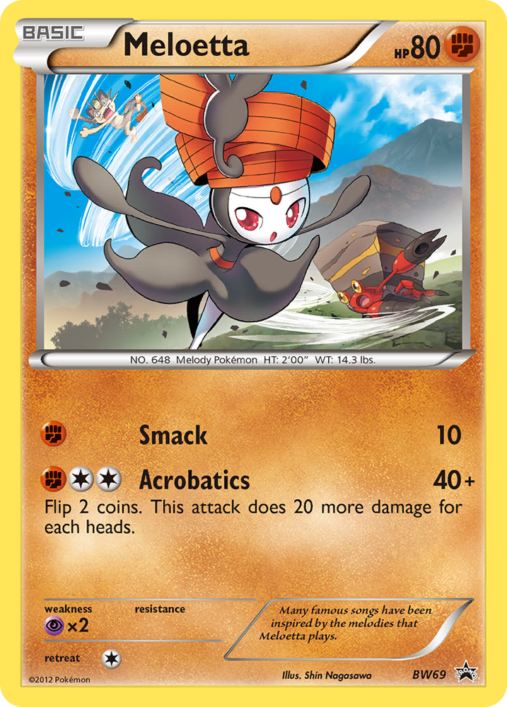 Meloetta (BW69) [Black & White: Black Star Promos] Pokémon