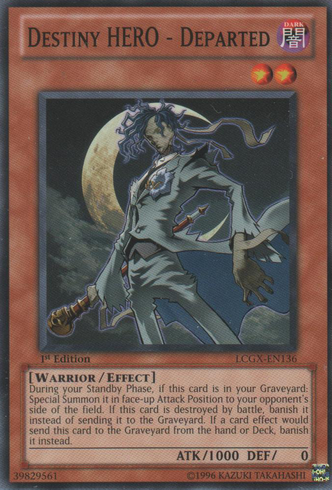 Destiny HERO - Departed [LCGX-EN136] Common Yu-Gi-Oh!