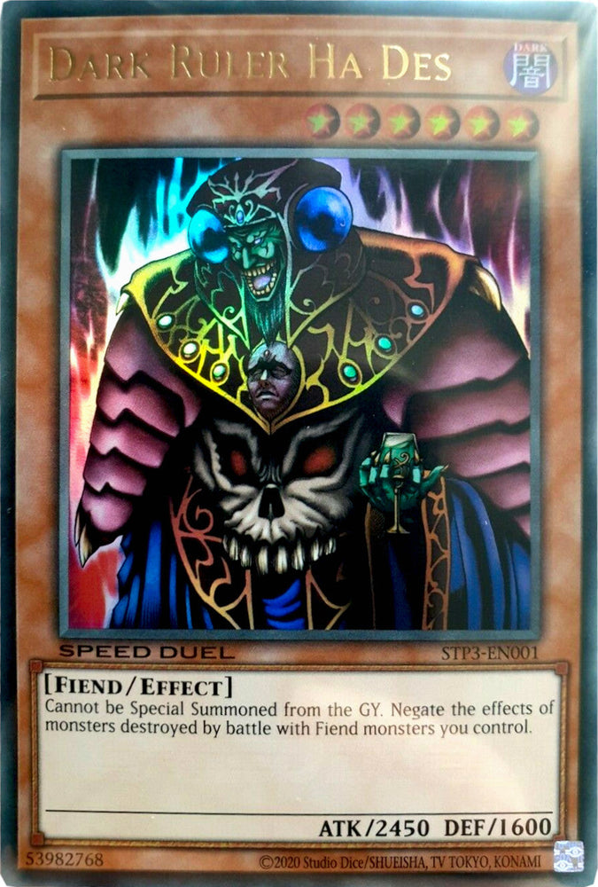 Dark Ruler Ha Des [STP3-EN001] Ultra Rare Yu-Gi-Oh!