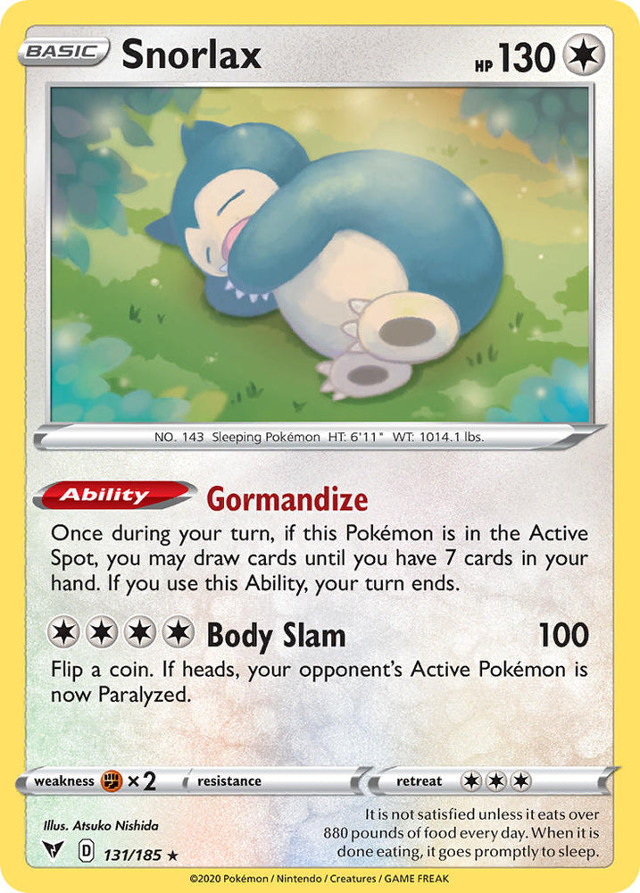 Snorlax (131/185) [Sword & Shield: Vivid Voltage] Pokémon