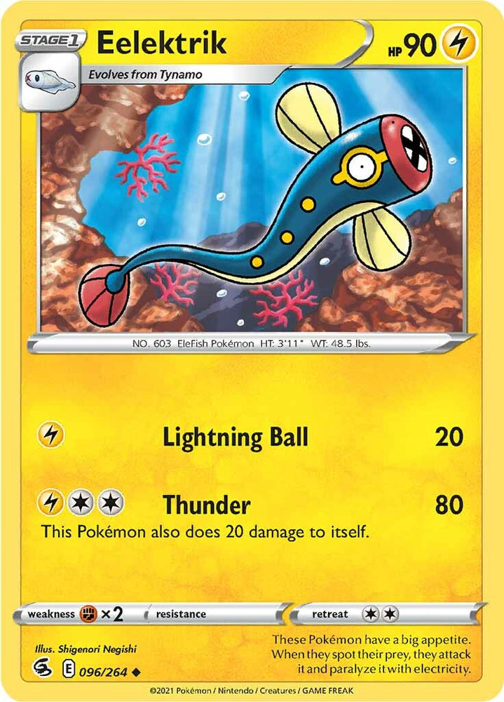 Eelektrik (096/264) [Sword & Shield: Fusion Strike] Pokémon