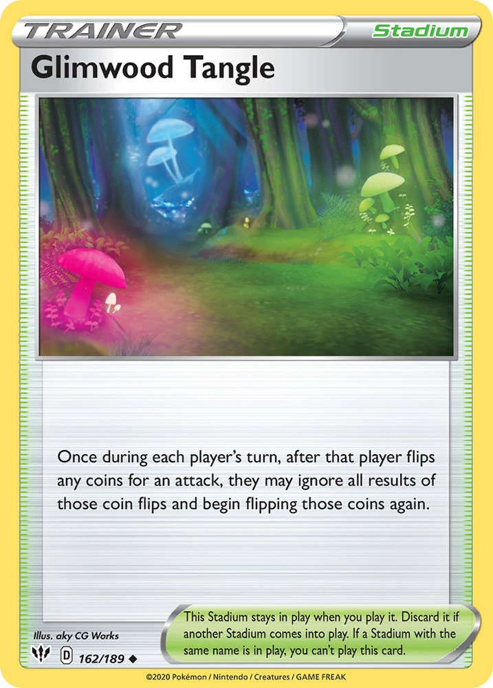 Glimwood Tangle (162/189) [Sword & Shield: Darkness Ablaze] Pokémon