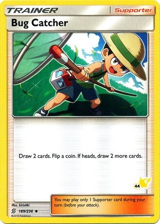 Bug Catcher (189/236) (Pikachu Stamp #44) [Battle Academy 2020] Pokémon