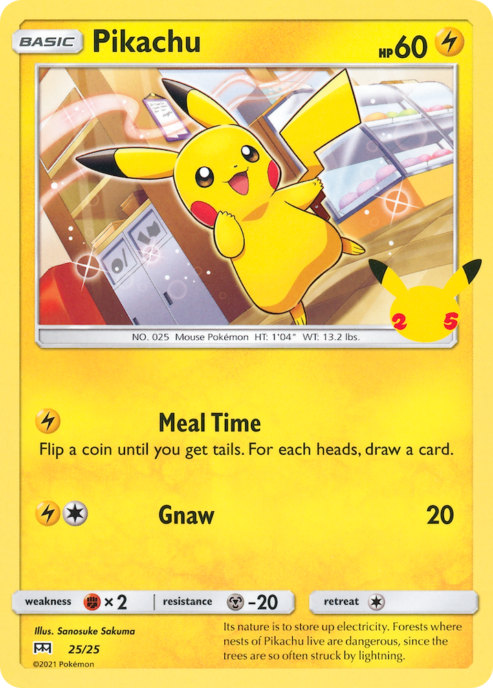Pikachu (25/25) [McDonald's 25th Anniversary] Pokémon