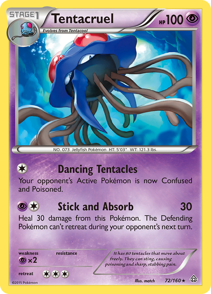 Tentacruel (72/160) [XY: Primal Clash] Pokémon