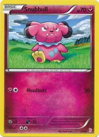Snubbull (27/30) [XY: Trainer Kit - Sylveon] Pokémon
