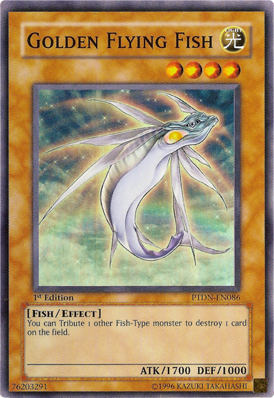 Golden Flying Fish [PTDN-EN086] Super Rare Yu-Gi-Oh!