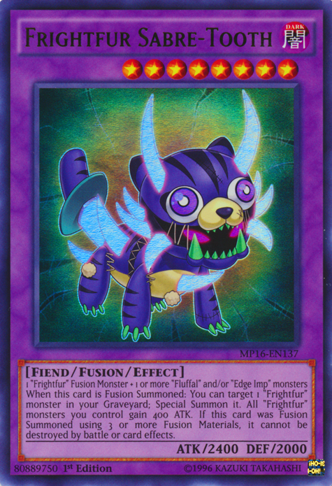 Frightfur Sabre-Tooth [MP16-EN137] Ultra Rare Yu-Gi-Oh!