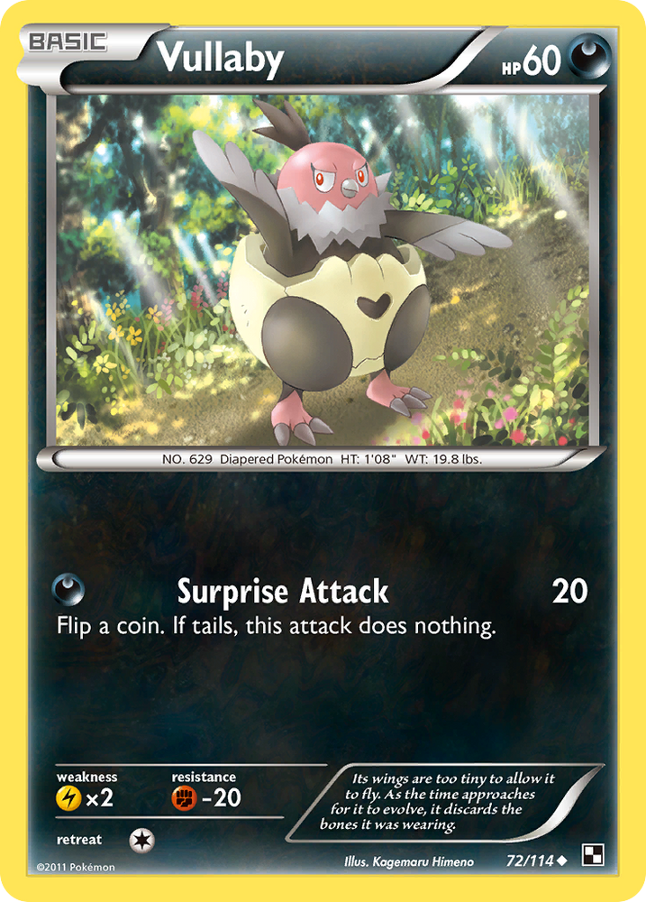Vullaby (72/114) [Black & White: Base Set] Pokémon