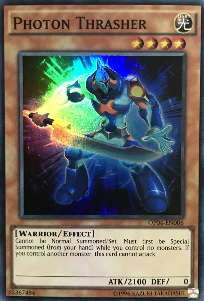 Photon Thrasher [OP04-EN006] Super Rare Yu-Gi-Oh!