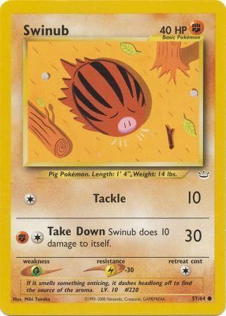 Swinub (57/64) [Neo Revelation Unlimited] Pokémon
