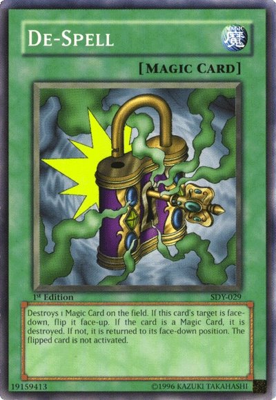 De-Spell [SDY-029] Common Yu-Gi-Oh!