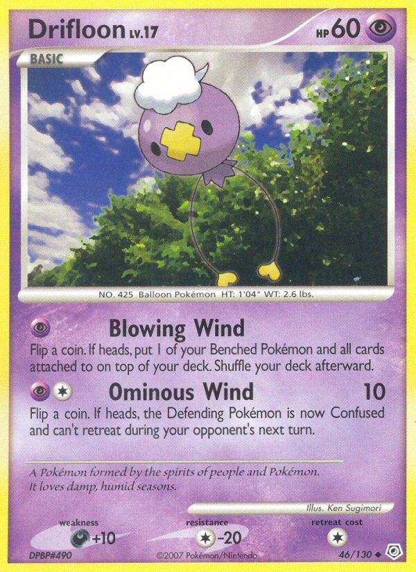 Drifloon (46/130) [Diamond & Pearl: Base Set] Pokémon