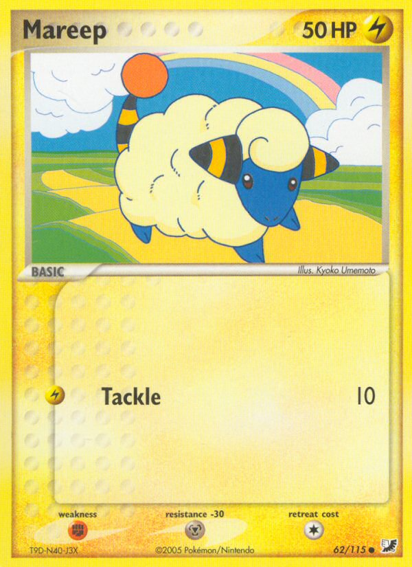 Mareep (62/115) [EX: Unseen Forces] Pokémon