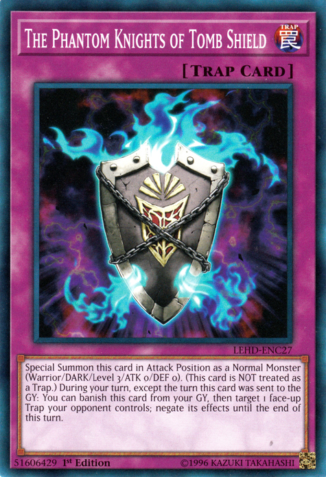 The Phantom Knights of Tomb Shield [LEHD-ENC27] Common Yu-Gi-Oh!