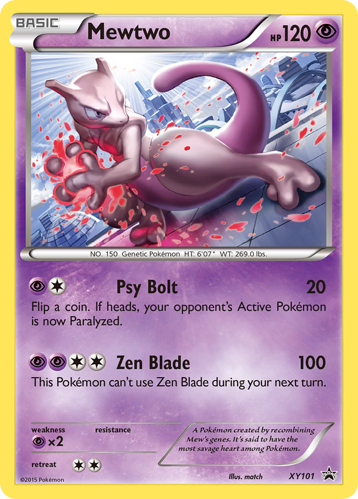 Mewtwo (XY101) [XY: Black Star Promos] Pokémon