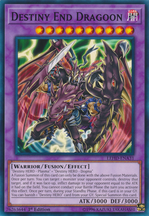 Destiny End Dragoon [LEHD-ENA31] Common Yu-Gi-Oh!