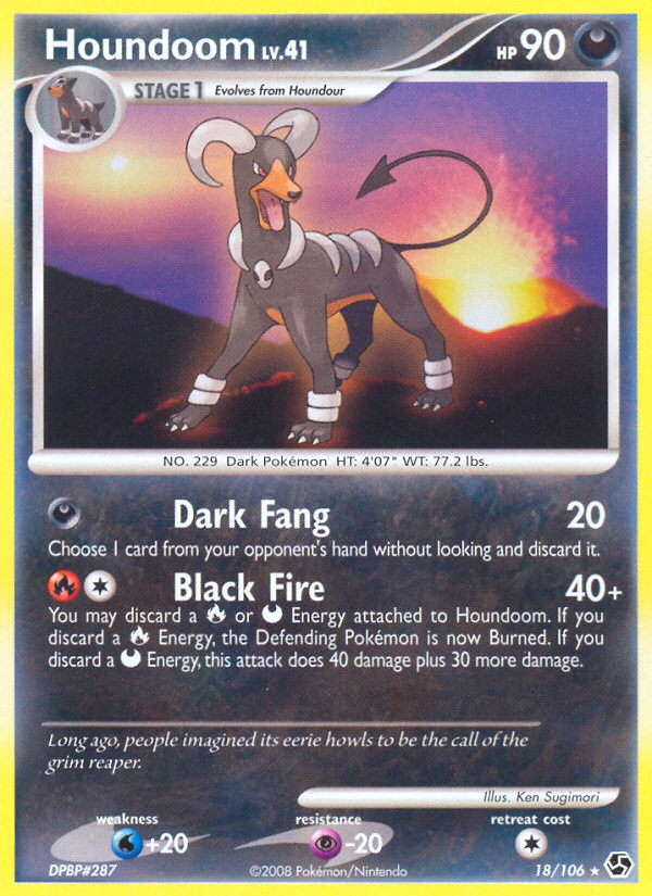 Houndoom (18/106) [Diamond & Pearl: Great Encounters] Pokémon