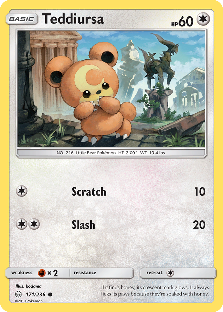 Teddiursa (171/236) [Sun & Moon: Cosmic Eclipse] Pokémon