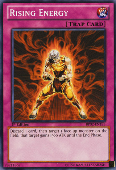 Rising Energy [BP02-EN185] Mosaic Rare Yu-Gi-Oh!