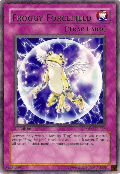 Froggy Forcefield [LODT-EN073] Rare Yu-Gi-Oh!