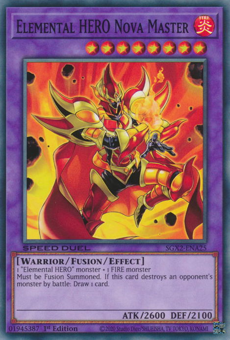 Elemental HERO Nova Master [SGX2-ENA25] Common Yu-Gi-Oh!