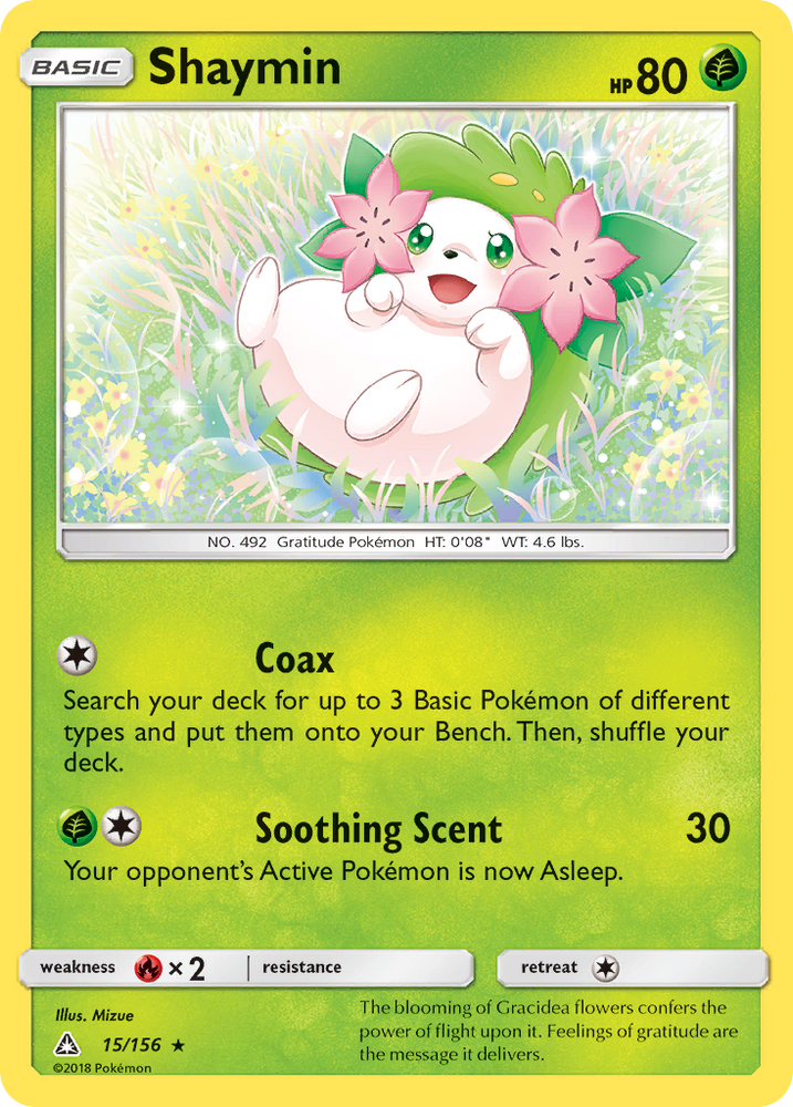 Shaymin (15/156) [Sun & Moon: Ultra Prism] Pokémon