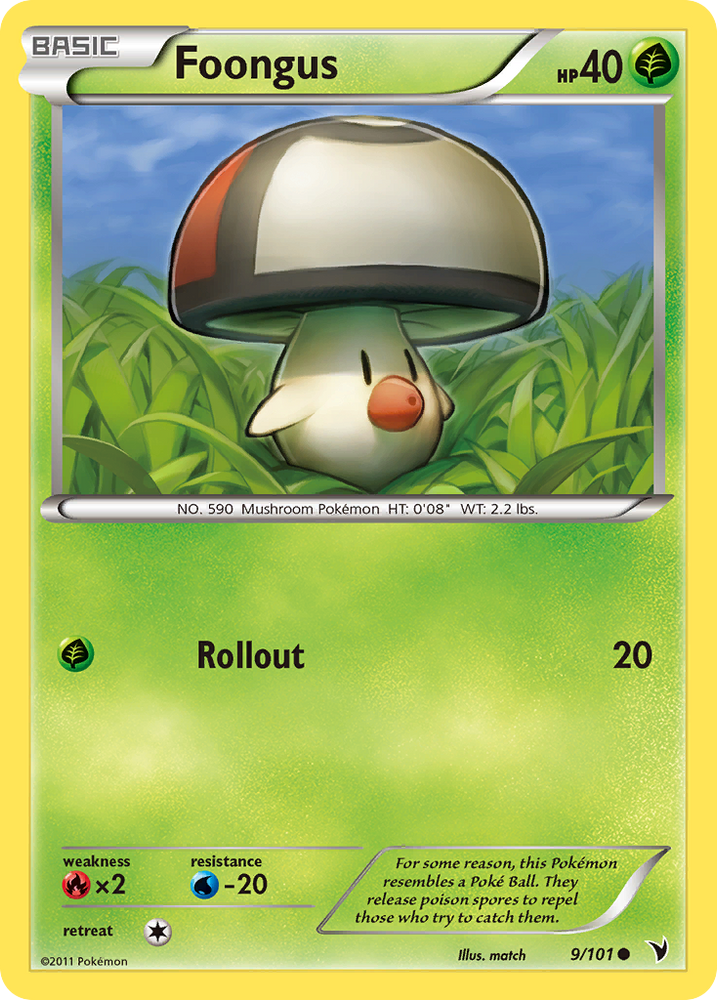 Foongus (9/101) [Black & White: Noble Victories] Pokémon