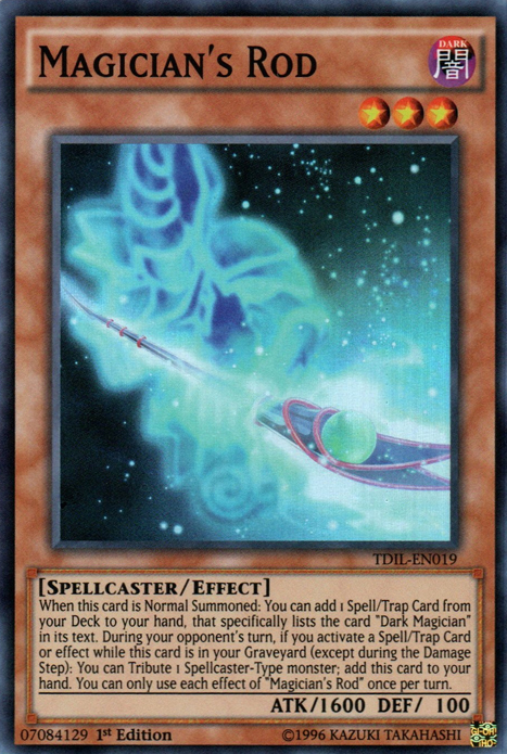 Magician's Rod [TDIL-EN019] Super Rare Yu-Gi-Oh!