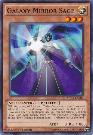 Galaxy Mirror Sage [MP15-EN002] Common Yu-Gi-Oh!