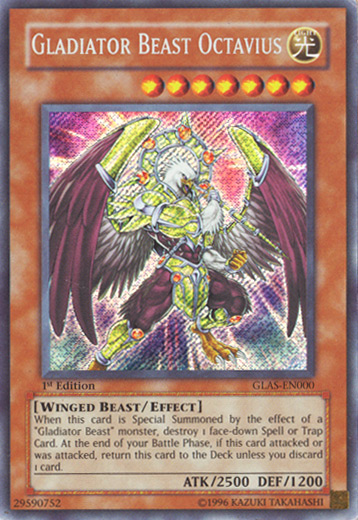 Gladiator Beast Octavius [GLAS-EN000] Secret Rare Yu-Gi-Oh!