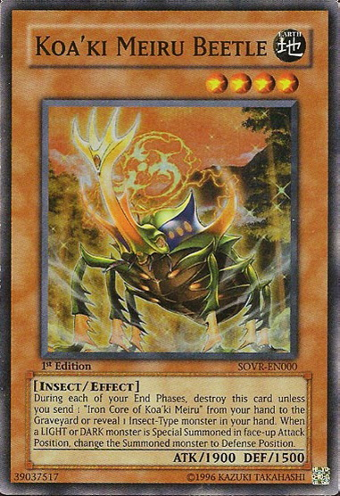 Koa'ki Meiru Beetle [SOVR-EN000] Super Rare Yu-Gi-Oh!