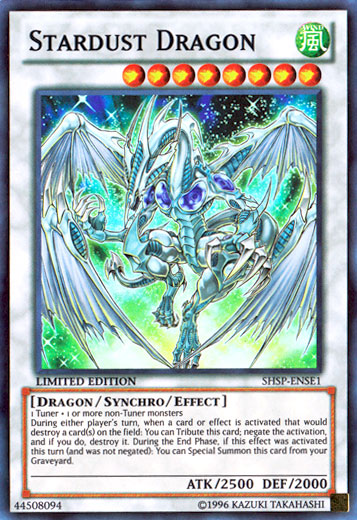 Stardust Dragon [SHSP-ENSE1] Super Rare Yu-Gi-Oh!