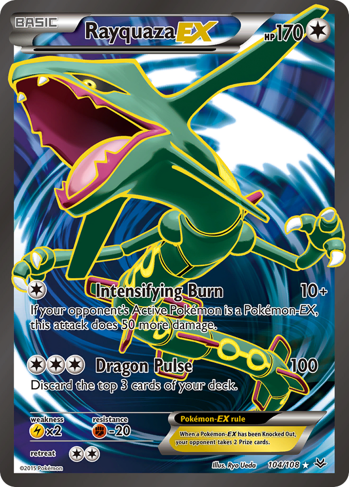 Rayquaza EX (104/108) [XY: Roaring Skies] Pokémon