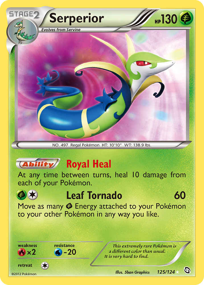 Serperior (125/124) [Black & White: Dragons Exalted] Pokémon