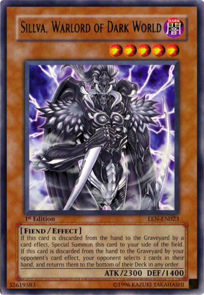 Sillva, Warlord of Dark World [EEN-EN023] Rare Yu-Gi-Oh!