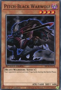 Pitch-Black Warwolf [SBCB-EN178] Common Yu-Gi-Oh!