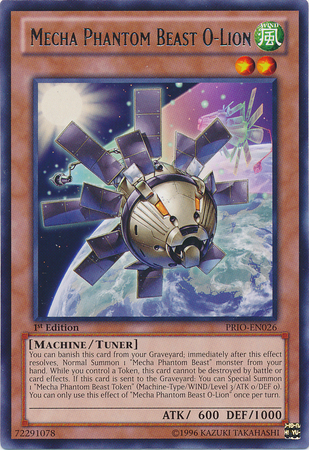 Mecha Phantom Beast O-Lion [PRIO-EN026] Rare Yu-Gi-Oh!