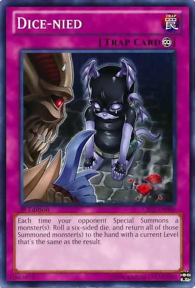 Dice-Nied [CBLZ-EN080] Common Yu-Gi-Oh!