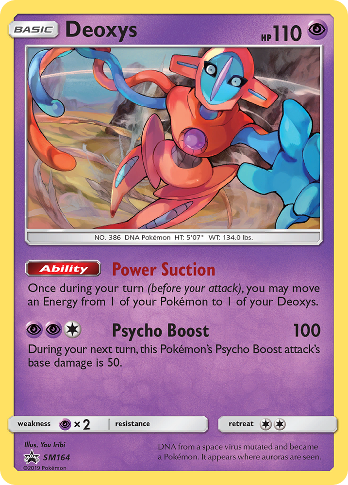 Deoxys (SM164) [Sun & Moon: Black Star Promos] Pokémon