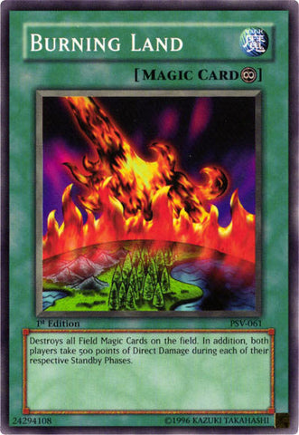 Burning Land [PSV-061] Common Yu-Gi-Oh!