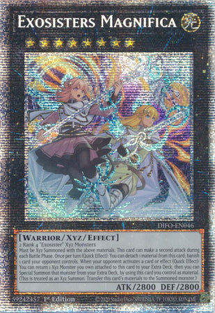 Exosisters Magnifica [DIFO-EN046] Starlight Rare Yu-Gi-Oh!
